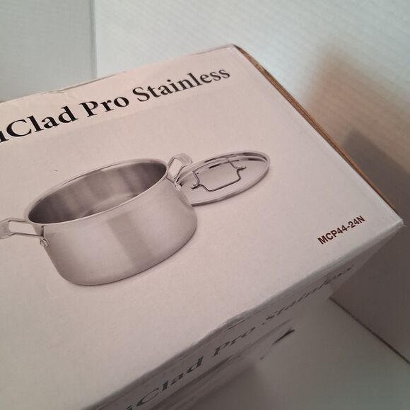 Cuisinart MultiClad Pro 6-Quart Skillet Saucepot w/Cover MCP44-24N - Picture 2 of 7